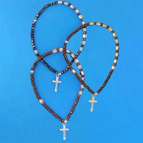 Bracciale a rosario in ematire