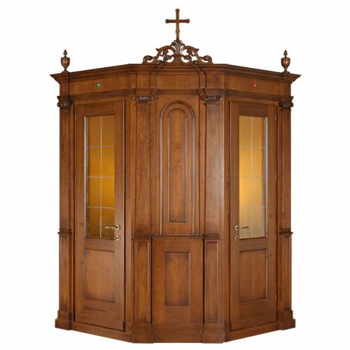 Confessionale in legno - Mod. Ferrara