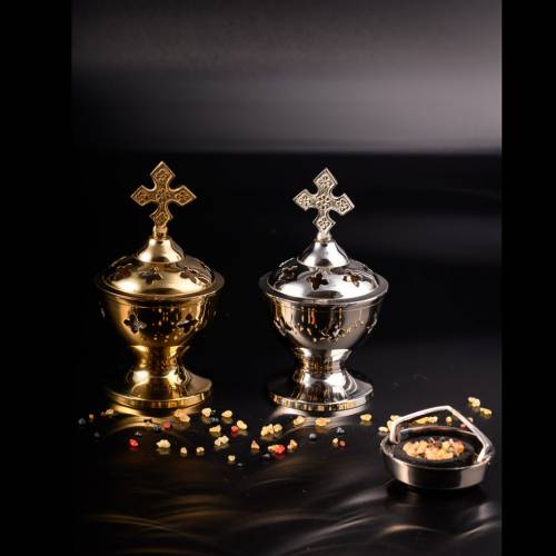 Perforated incense burner