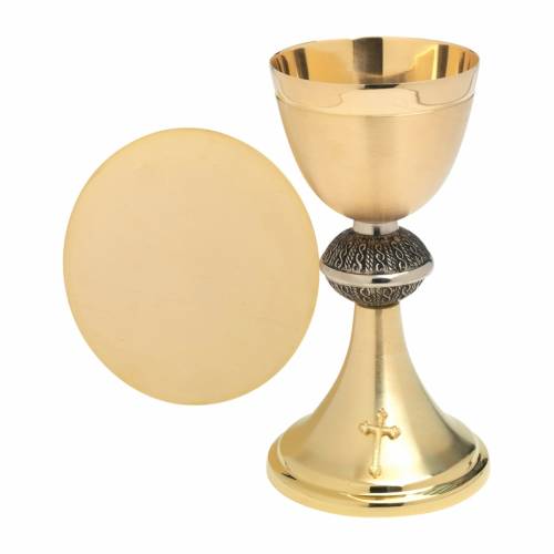 Chalice with paten  H 20 cm