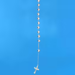 Shiny rosary bracelet