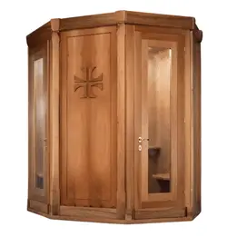Confessionale in legno - Mod. Trieste
