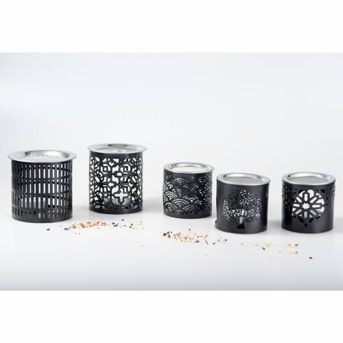 Incense burner of iron crosses