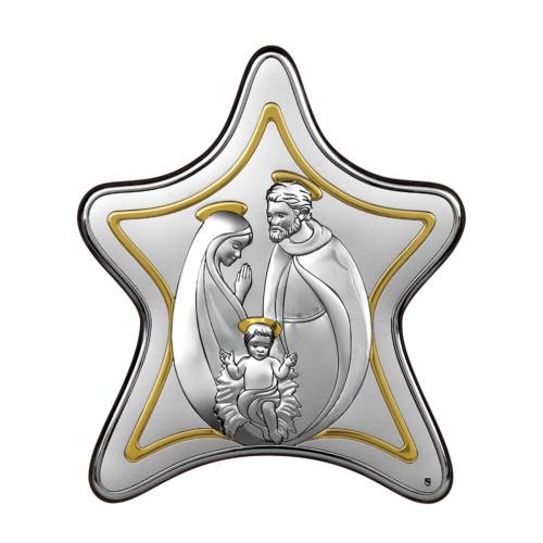 Holy Family Star Shaped Panel
