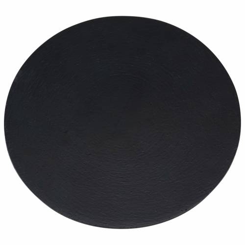 Coaster Alu black D 14 cm