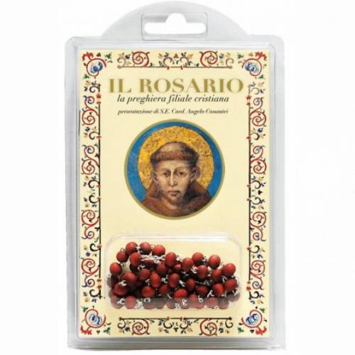 libro - Il Rosario, la preghiera filiale cristiana - confezionato con rosario