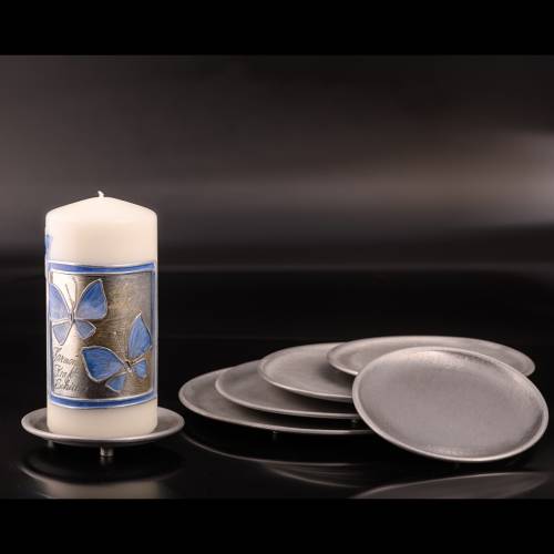 Candle plate matte