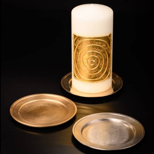 Brass golg coaster D 11 cm