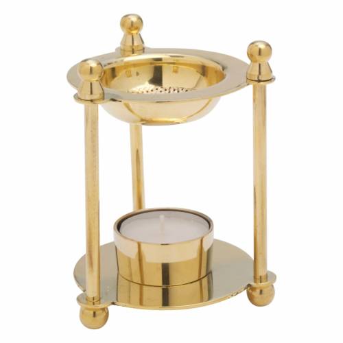 Incense burner of metal H 12 cm
