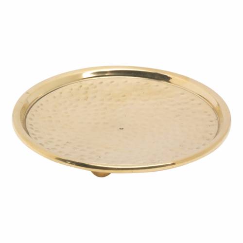 Candle coaster with three feet