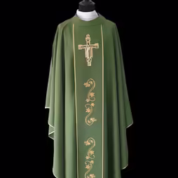 CHASULE WITH EMBROIDERED STOLON