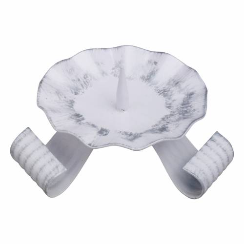 Three footed Iron candle plate