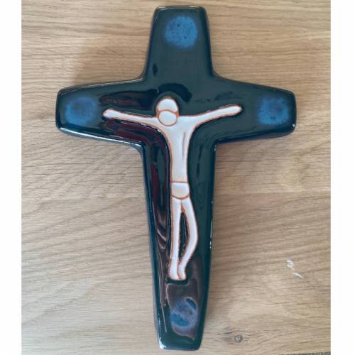 Croce Ceramica "Gesù Cristo"