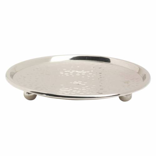 Piattino portacandela ottone lucido
