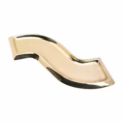 Polished coaster wave shape