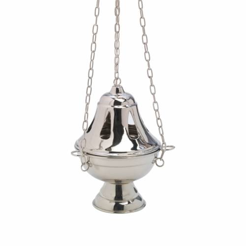 Turibolo con fori a goccia H 17 cm