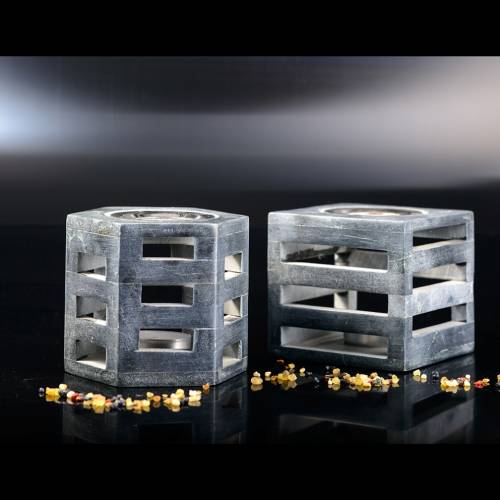 Square incense burner