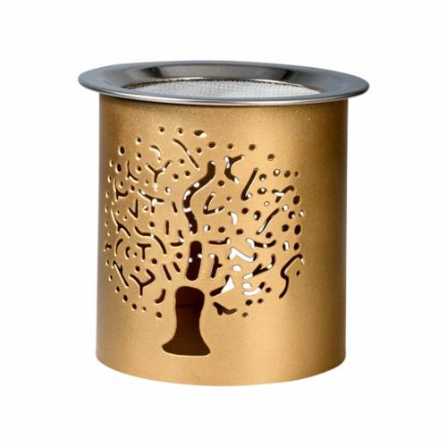 Incense burner tree of life of iron