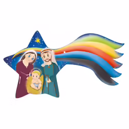 COM02 Wooden comet to hang