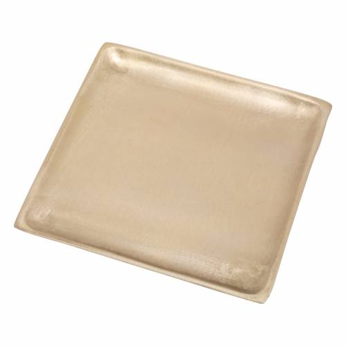 Matte square candle plate