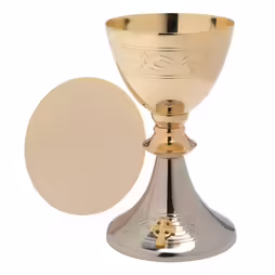 Kielich z Pateną Dwukolorowy H 20 cm