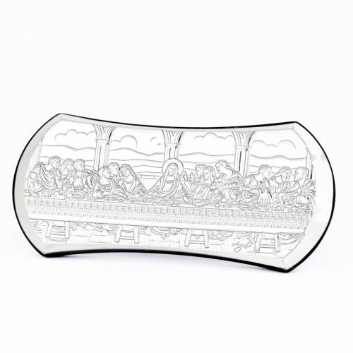 Ikona Sacra Ostatnia Wieczerza i Macierzyństwo Pozioma - 36,5x16,5 cm