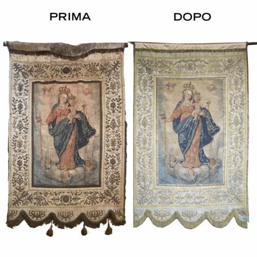 Restauro Sztandaru Procesyjnego Dwustronnego