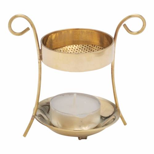 Incense burner of brass H 9 cm