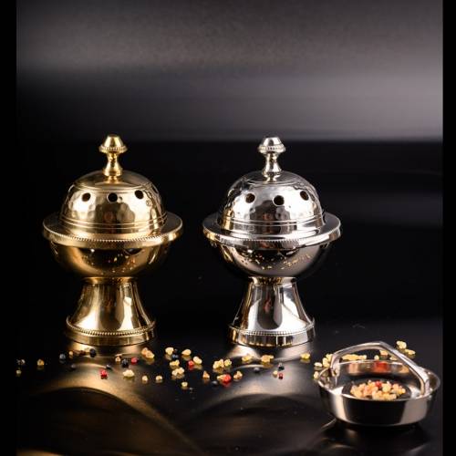 Incense burner round holes