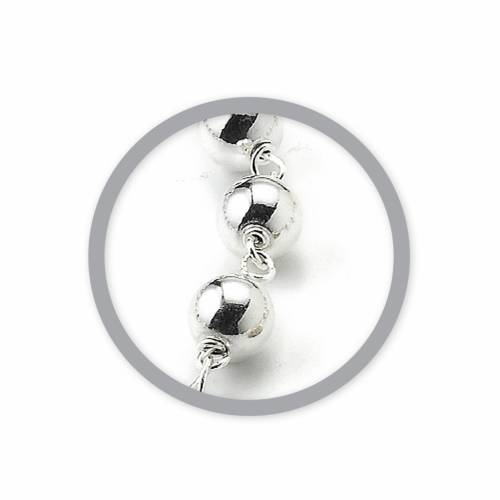 Bracelet- Ten Rosary silver