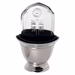 Holy water font with cross H 16 cm