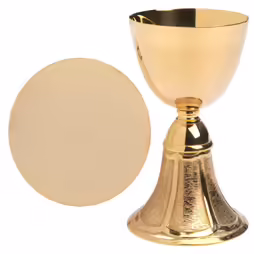 Kielich z Pateną Złocone H 18,5 cm