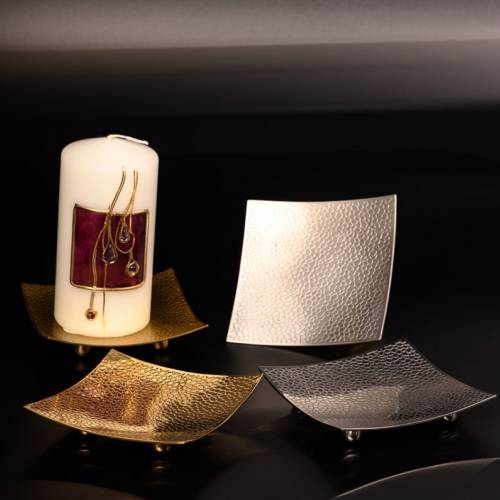 Polished square coaster