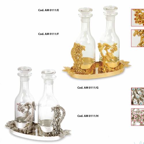 MURANO GLASS CYLINDRICAL AMPOULES