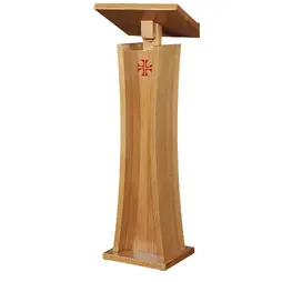 Lectern of wood with red cross - Art. 504