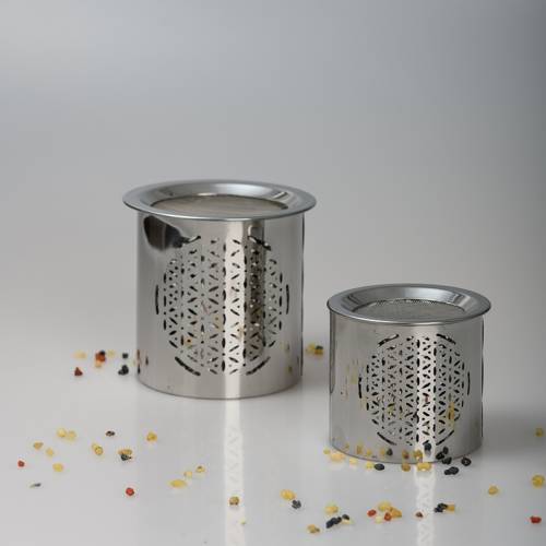 Incense burner of steel