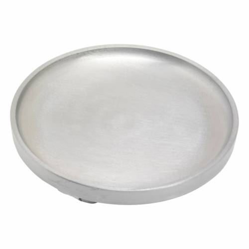 Portacandela alluminio opaco D 12 cm
