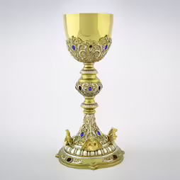 Kielich Srebrny Czterej Ewangeliści ze Swarovski