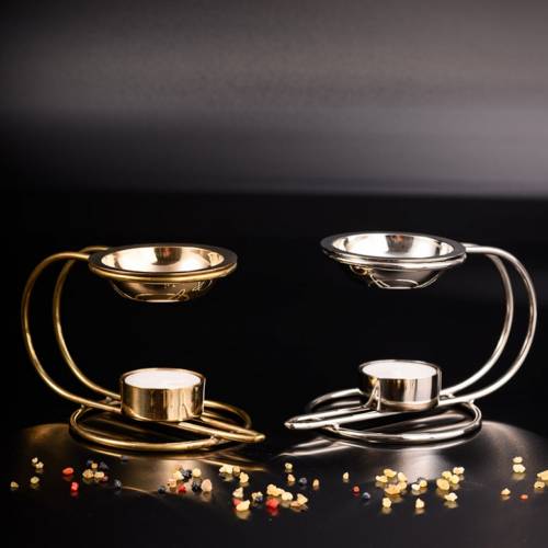 Incense burner nickel plated