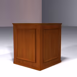 Kwadratowa Drewniana Podstawa - Mod. 04