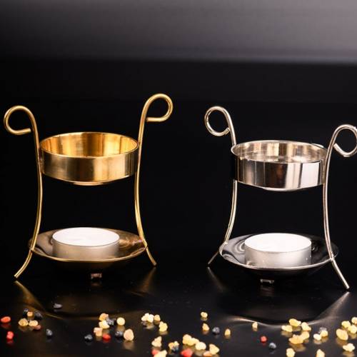 Incense burner of brass H 9 cm