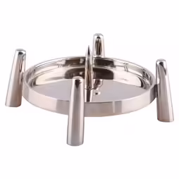 Altar candlestand nickel polished D 10 cm