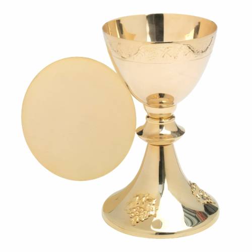 Kielich z Pateną Złoconą H 20 cm