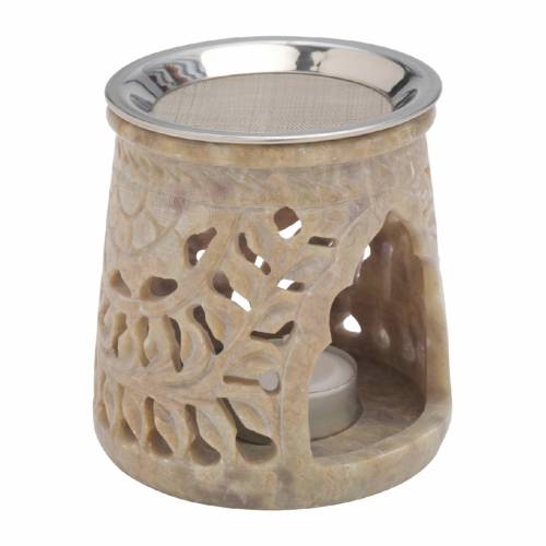 Clear incense burner