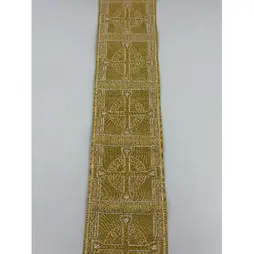 Szeroki Galon (10,5 cm) Liturgiczny Półmetalowy EMMA 250