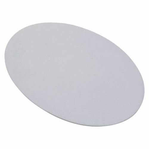 White aluminium coaster 20,5x14 cm