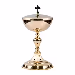 Ciborium gold plated H 25 cm