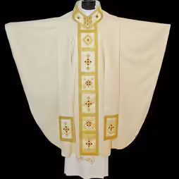 Chasuble with pearls and stones