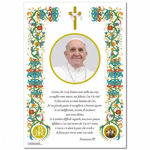 Obraz ze Złotym Nadrukiem na Papierze Pergaminowym