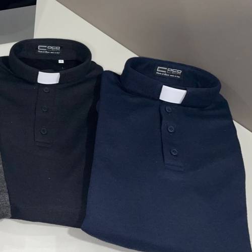 Sweter z Kołnierzem Clergy - Mieszanka Wiskozy